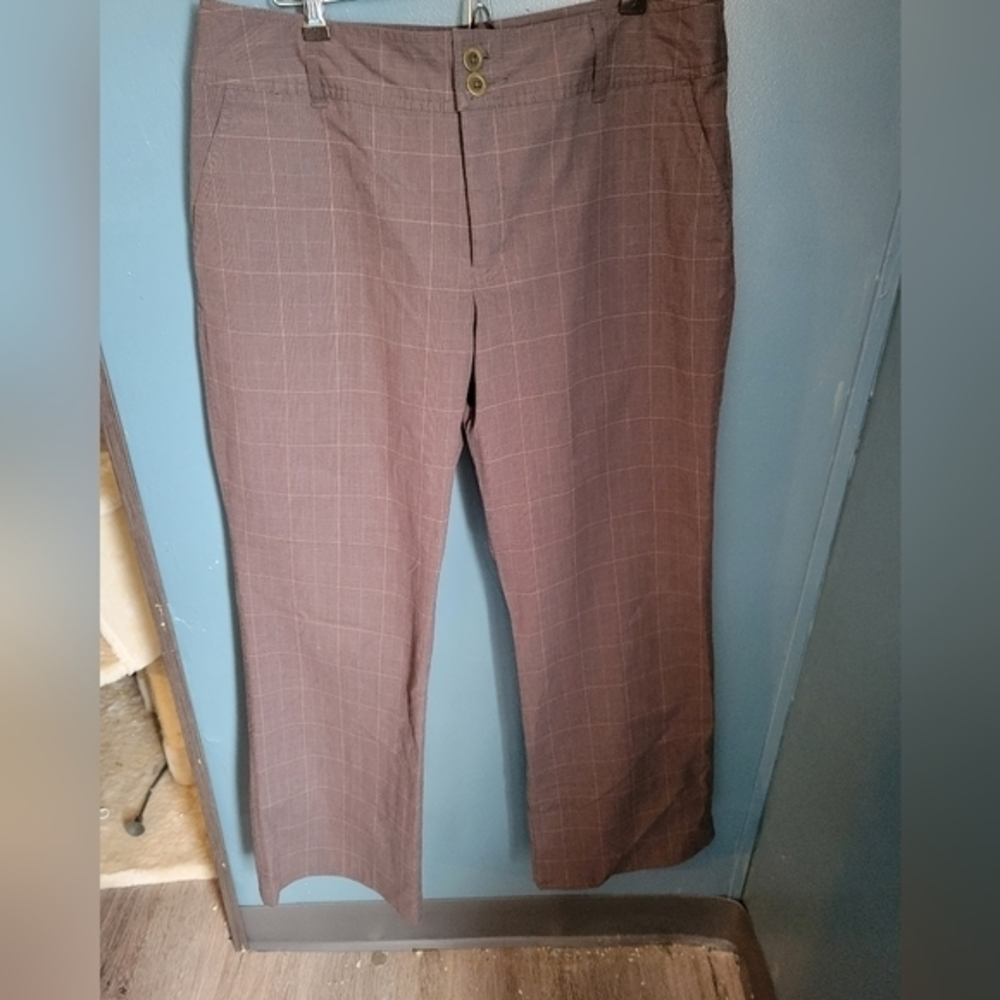 Tribal Stretch size 12 plaid‎ dress pant/trousers